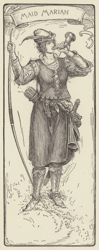 Maid Marian door Louis John Rhead