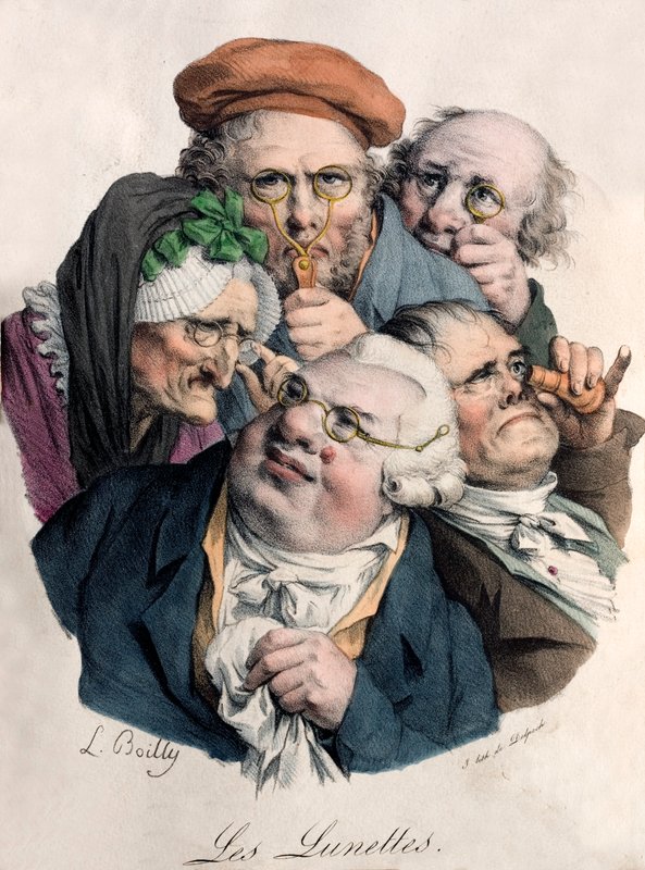Bril door Louis Leopold (after) Boilly