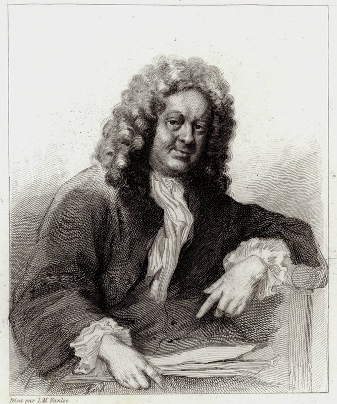 Nicolas-Henri Tardieu door Louis Michel van Loo