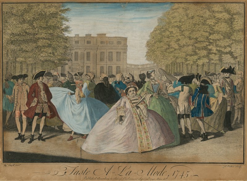 Smaak à la mode, 1745 door Louis Philippe Boitard