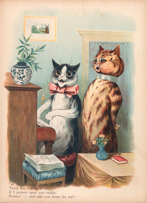 Louis Wain Katten door Louis Wain