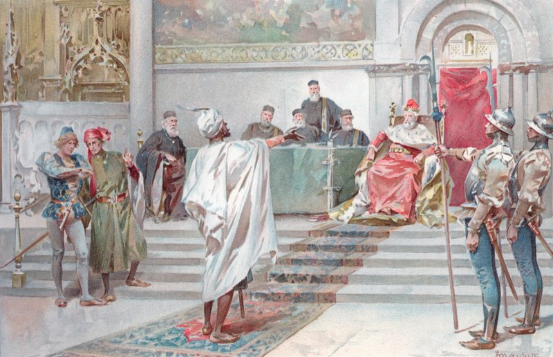 Illustratie voor Shakespeare