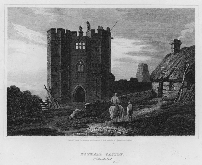 Bothall Castle, Northumberland door Luke (after) Clennell