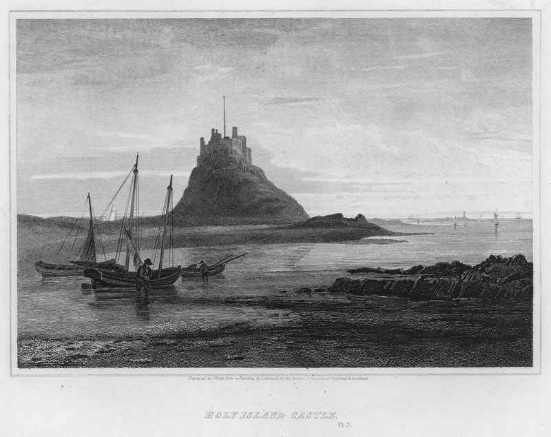 Holy Island Castle door Luke (after) Clennell
