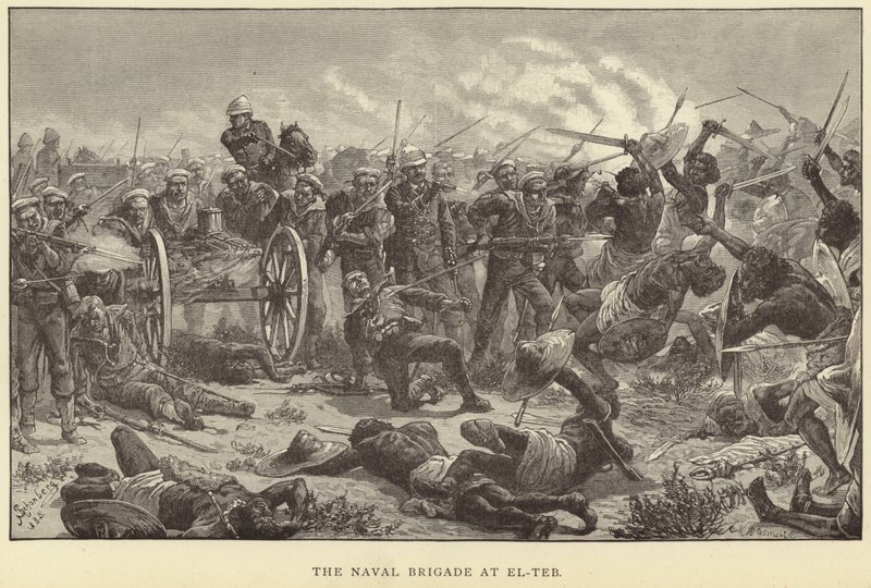 De marinebrigade bij El-Teb door M. Schonberg