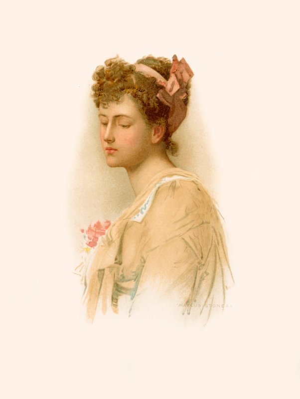 Margaret van Tennyson door Marcus Stone