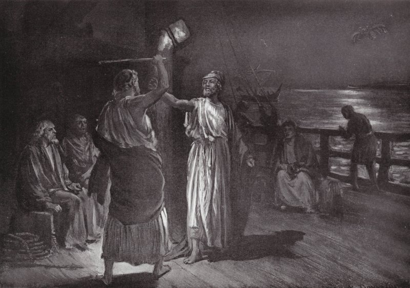 "Sla toe, maar hoor mij" (litho) door Margaret (after) Dovaston