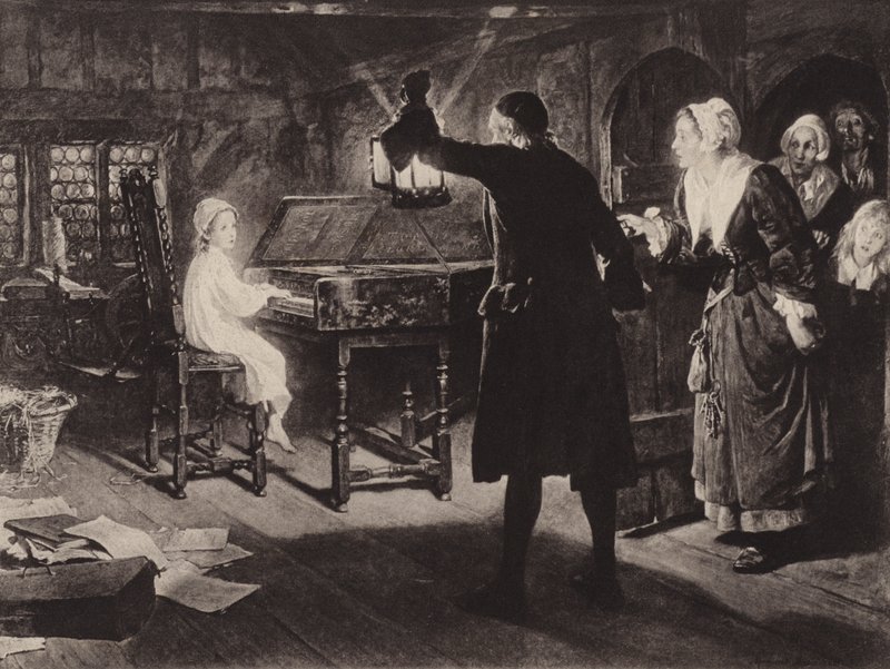 Het Kind Handel door Margaret Isabel Dicksee