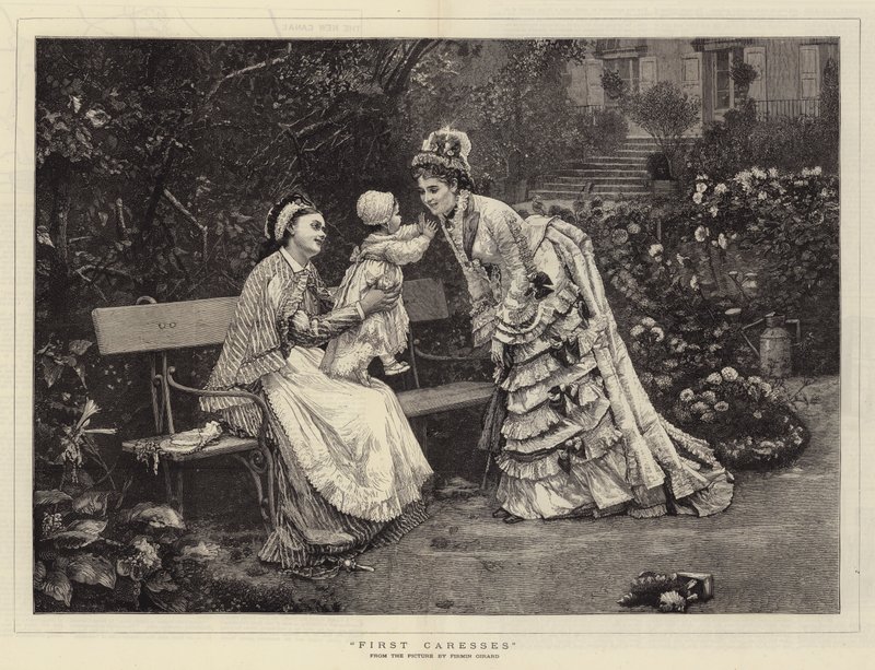Eerste liefkozingen door Marie Francois Firmin Girard