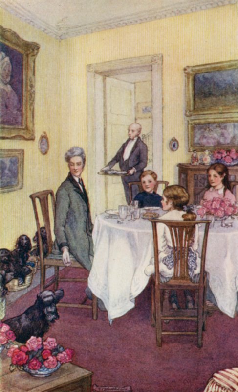 Scène uit The Slowcoach door Mary V. Wheelhouse