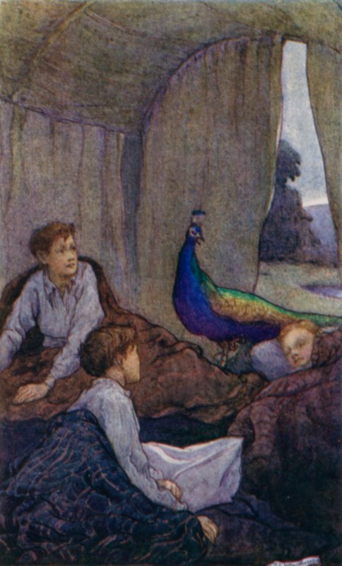 Scène uit The Slowcoach door Mary V. Wheelhouse