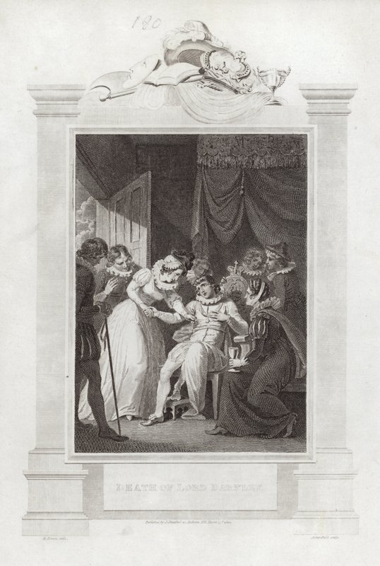 De dood van Lord Darnley door Mather Brown
