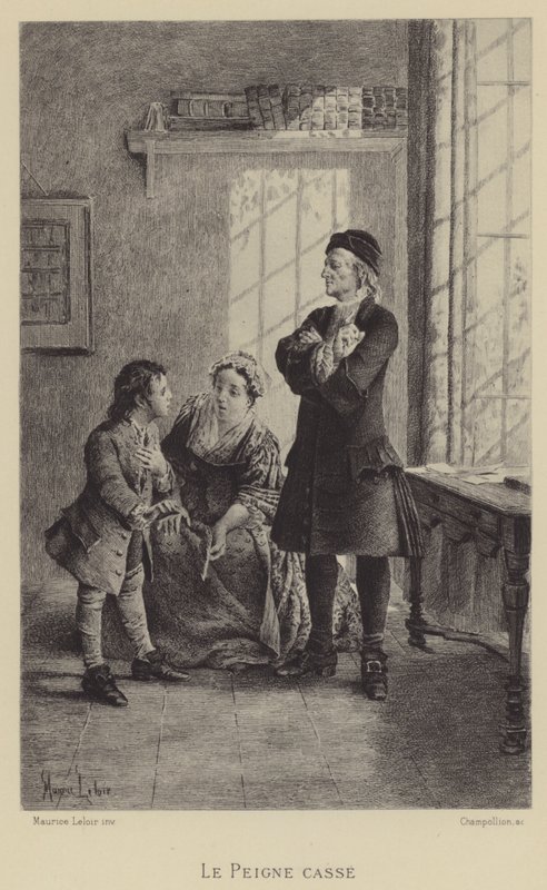 De gebroken kam door Maurice Leloir