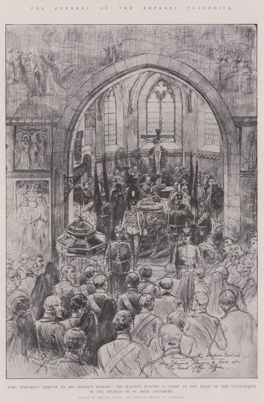 De Begrafenis van Keizerin Frederick door Melton Prior