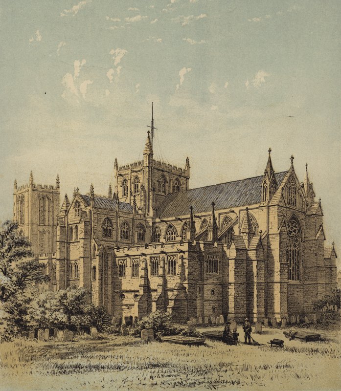 Ripon Cathedral, Yorkshire door Michael Hanhart