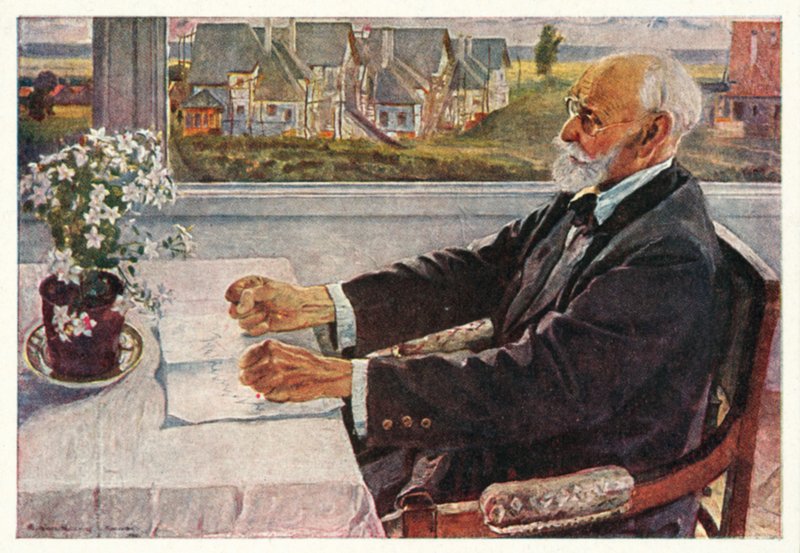 Ivan Pavlov door Mikhail Vasilievich Nesterov