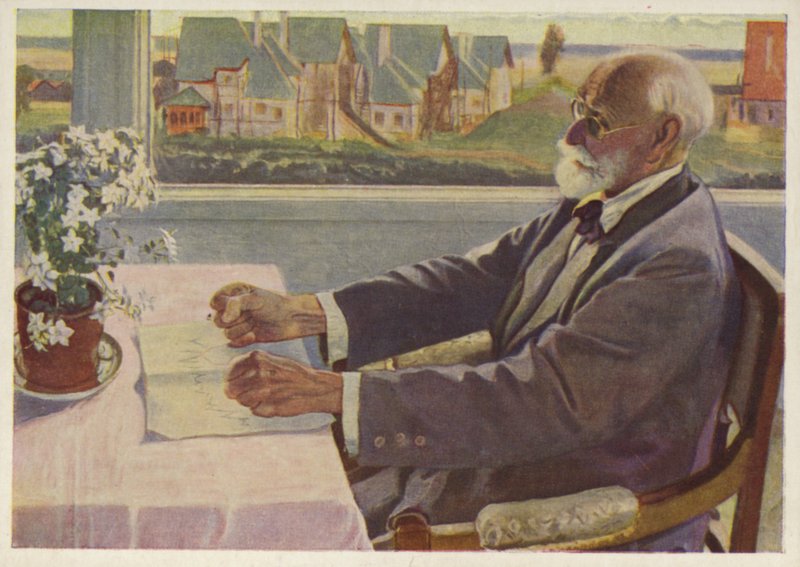 Ivan Pavlov, Russische fysioloog door Mikhail Vasilievich Nesterov