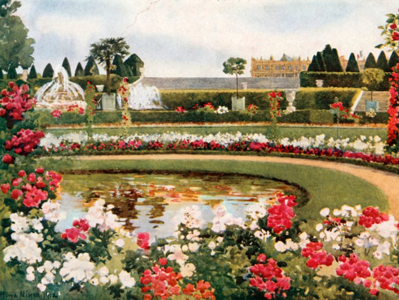 Het Parterre de Latone, Versailles door Mima Nixon