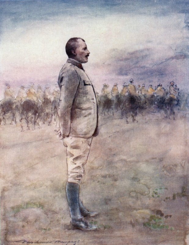 Luitenant-generaal Hector Macdonald door Mortimer Ludington Menpes