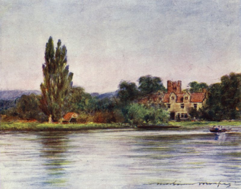 Bisham Abdij door Mortimer Ludington Menpes