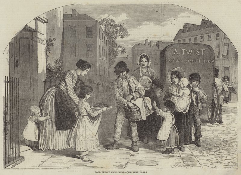 Goede Vrijdag Kruisbollen door Myles Birket Foster