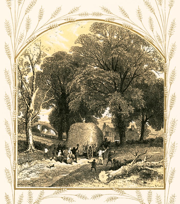 De Hooikar door Myles Birket Foster
