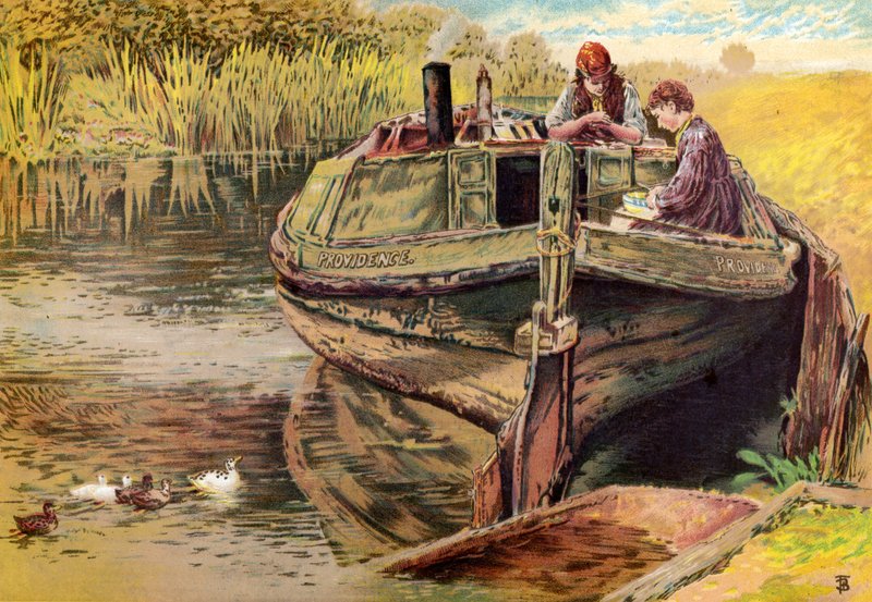 De Providence Schuit door Myles Birket Foster