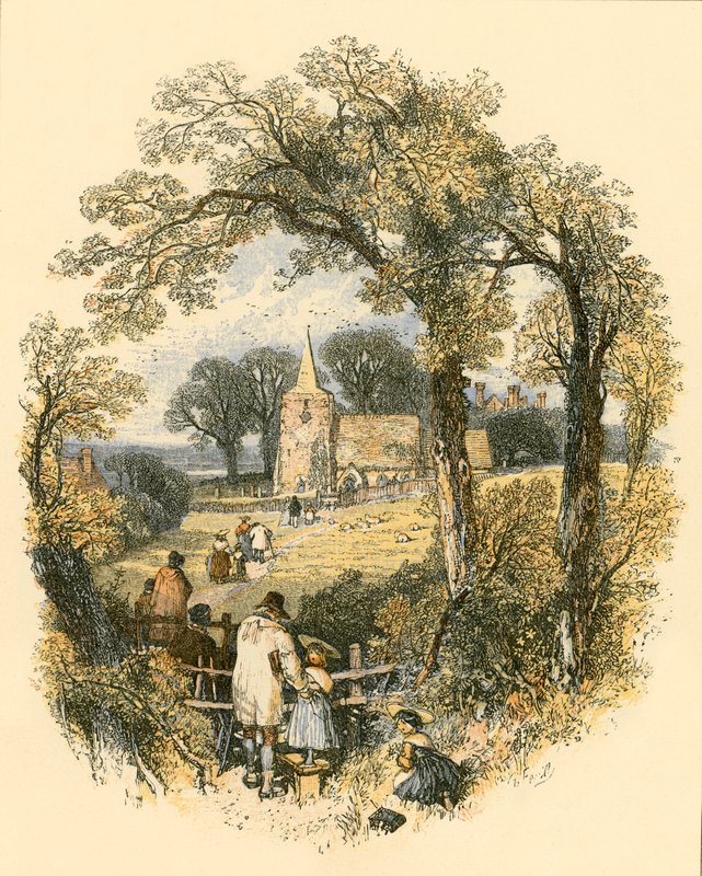 De Sabbat door Myles Birket Foster