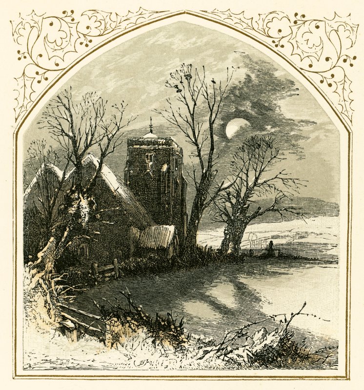 De dood van het oude jaar door Myles Birket Foster