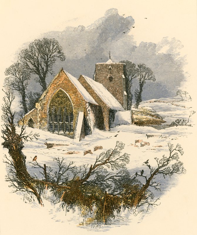Winter Sabbatwandeling door Myles Birket Foster