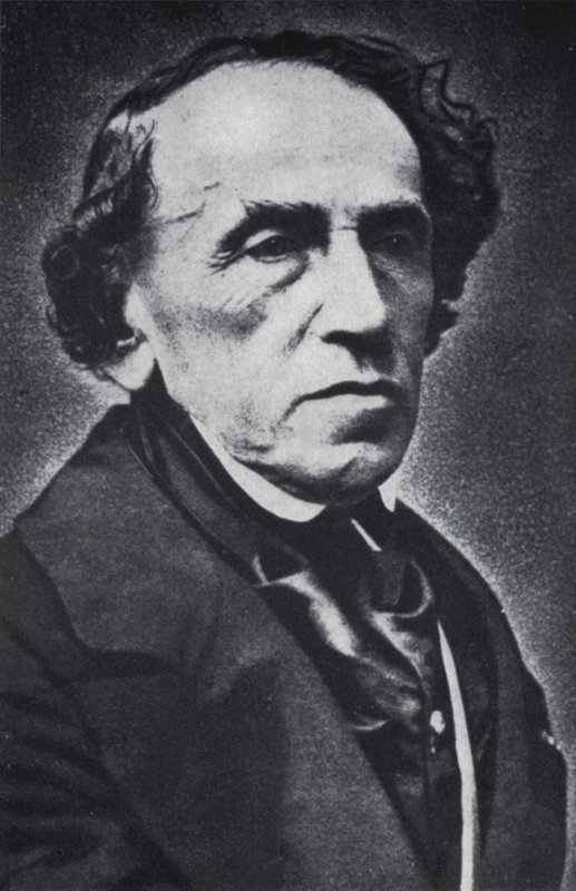 De componist Giacomo Meyerbeer door Nadar