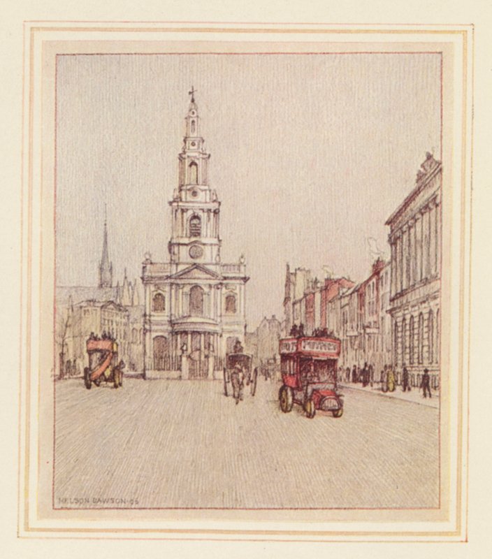 St Mary-le-Strand door Nelson Dawson
