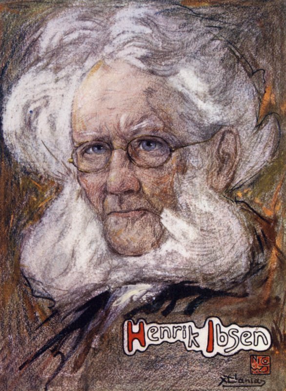 Noorwegen: Henrik Ibsen door Nico Jungman