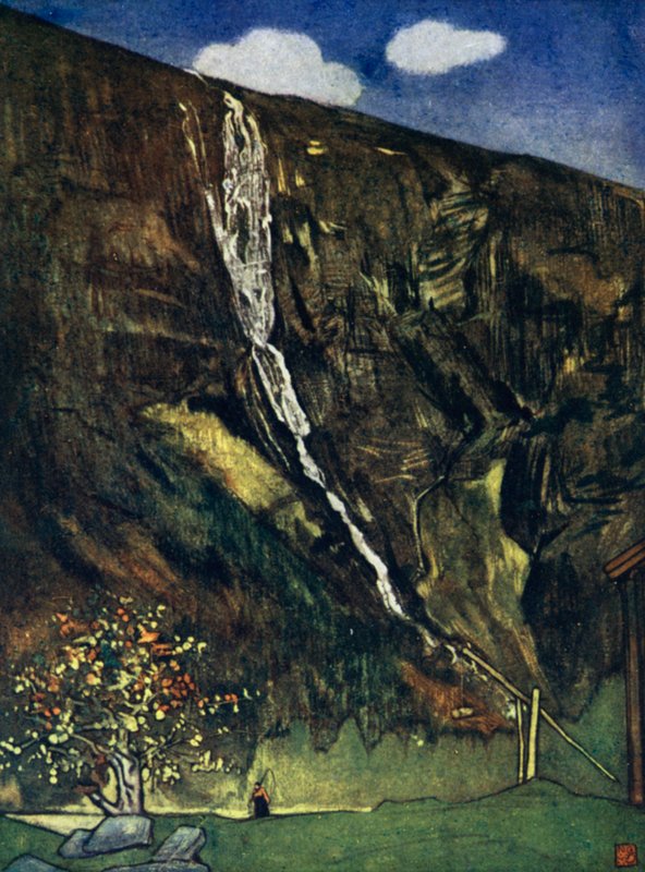 Noorwegen: Romsdals-waterval door Nico Jungman