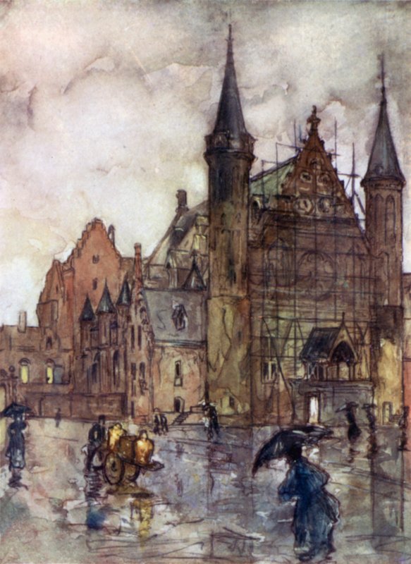 Het Binnenhof, Den Haag door Nico Jungman