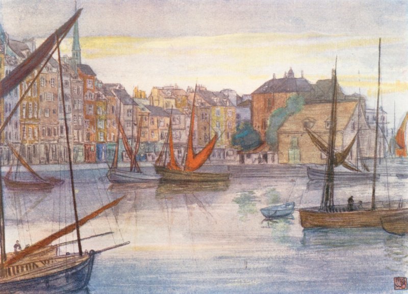 Quai Sainte Catherine, Honfleur door Nico Jungmann