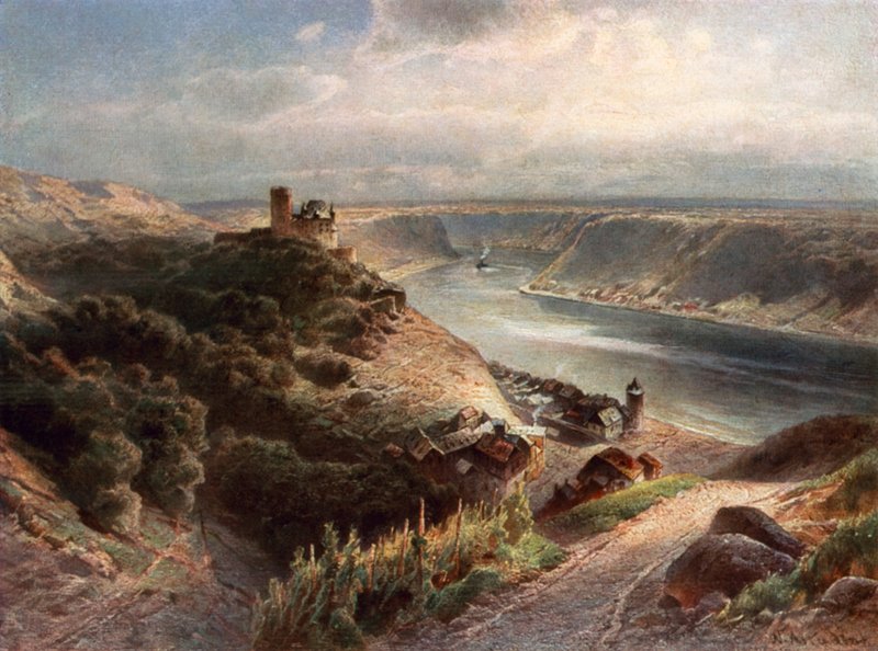 Burg Katz door Nicolai Astudin