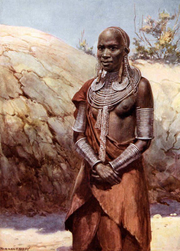 Masai Vrouw: Brits Oost-Afrika door Norman Hardy