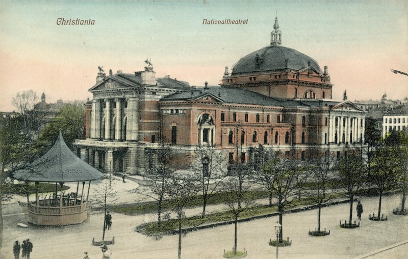 Het Nationaal Theater, Oslo, Noorwegen door Norwegian Photographer