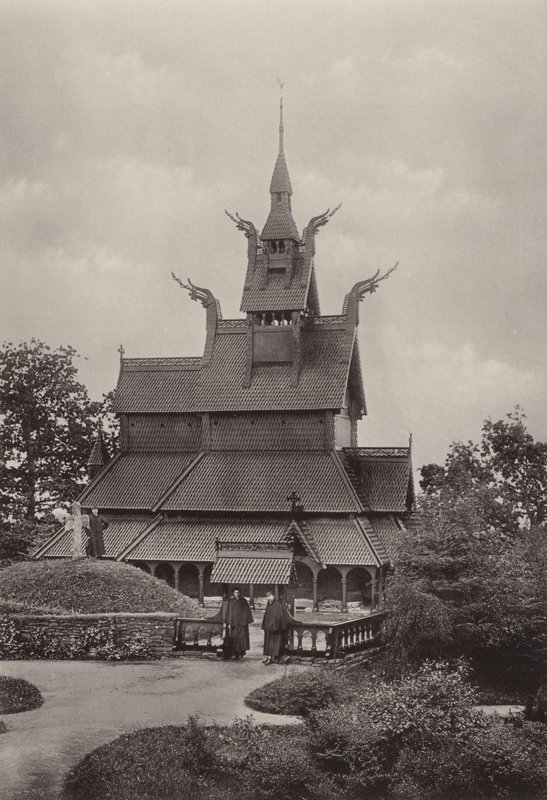 Fantoft, Staafkerk, Bergen door Norwegian Photographer