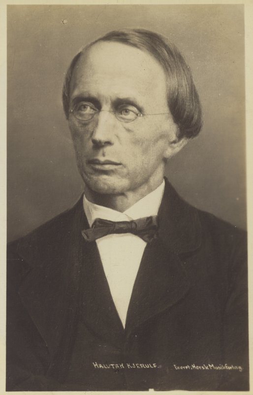 Portret van Halfdan Kjerulf door Norwegian Photographer