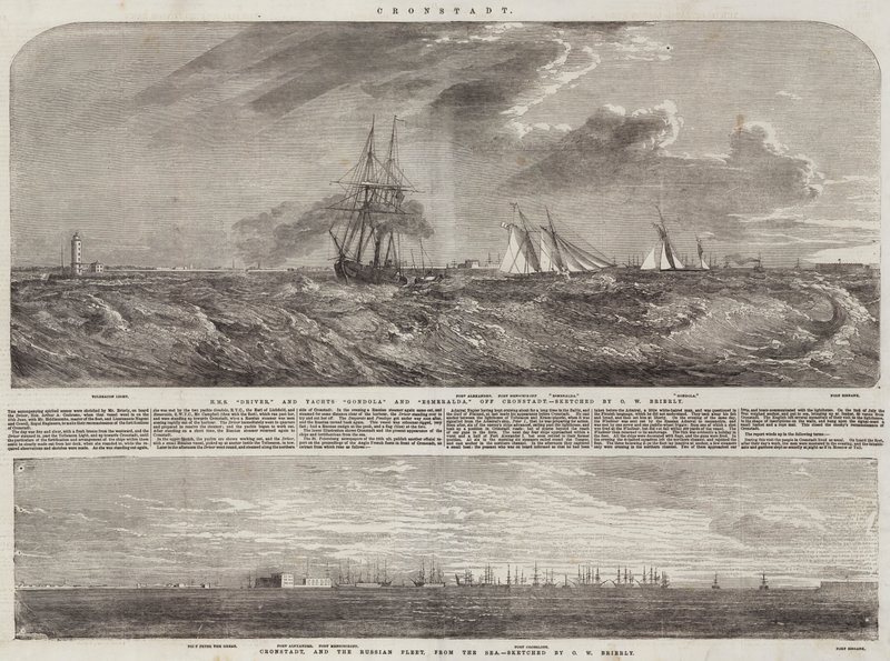 Kronstadt door Oswald Walters Brierly