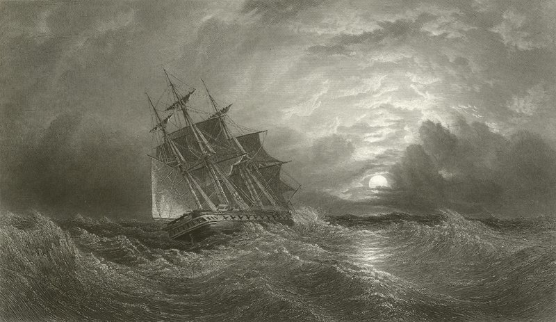 HMS Galatea op een Cruise door Oswald Walters Brierly