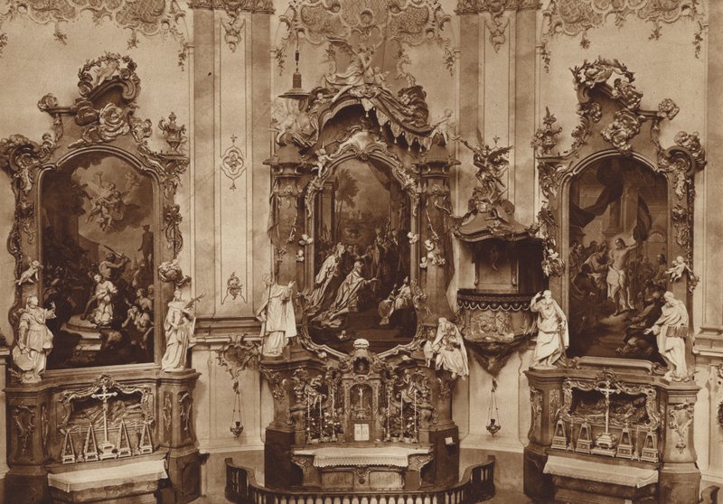 Kloosterkerk van Ettal, zijaltaren door Otto Ballerstedt