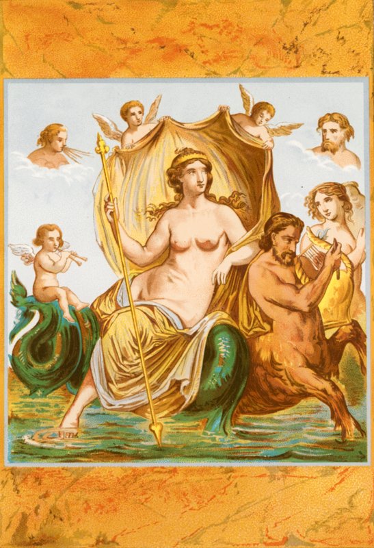 De triomf van Amphitrite door P. Sellier