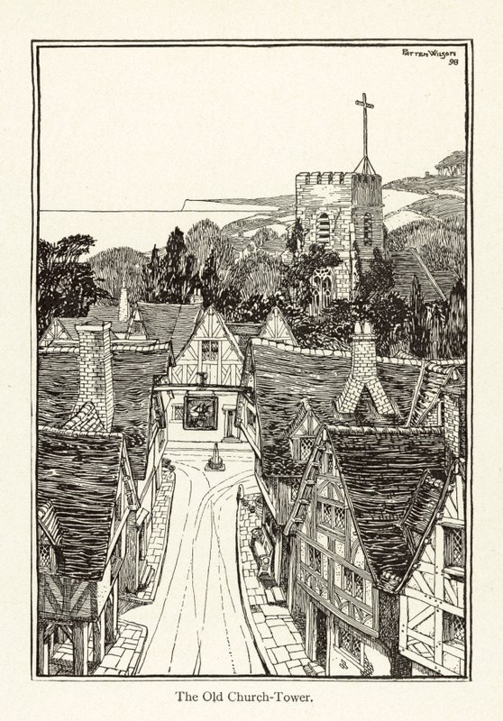 Vorst Om Middernacht (gravure) door Patten Wilson