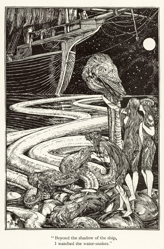 Rime van de Oude Zeeman (gravure) door Patten Wilson