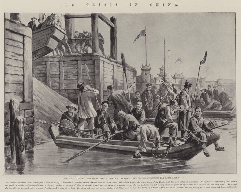 De crisis in China door Paul Frenzeny