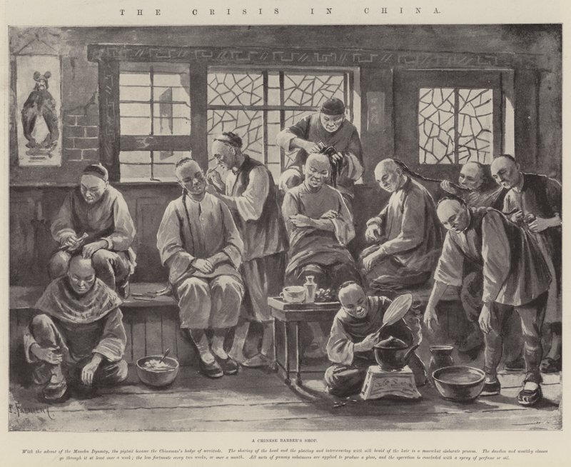 De Crisis in China door Paul Frenzeny