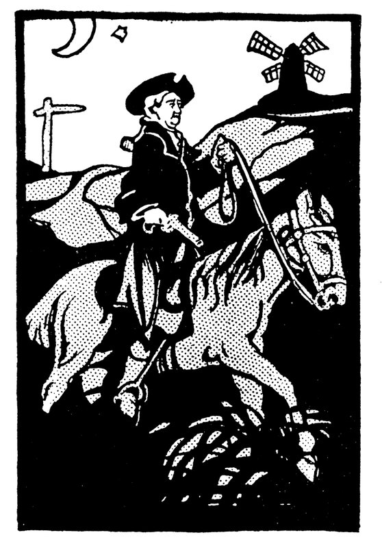 Snelwegrover (gravure) door Paul Hardy